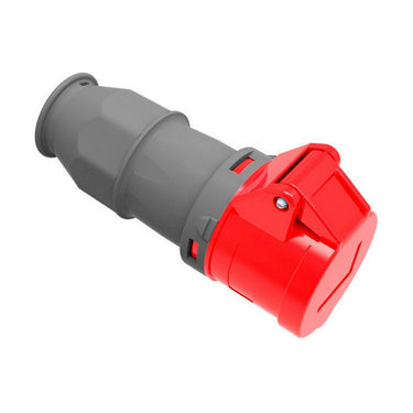 Base de encaixe Solera 903152ab CETAC Com tampa Vermelho IP44 16 A 400 V Aérea