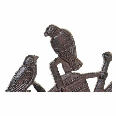 Escova DKD Home Decor Garden Catanho escuro 24 x 16 x 23 cm