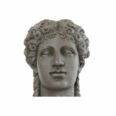 Macetero DKD Home Decor 27 x 30 x 43 cm Fibra de Vidrio Mujer Gris Plástico Neoclásico