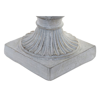 Macetero DKD Home Decor Fibra de Vidrio Gris (36 x 36 x 50 cm)