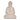 Statua Decorativa da Giardino Buddha Bianco/Dorato Poliresina (22,5 x 41,5 x 29,5 cm)