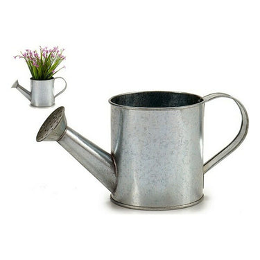 Annaffiatoio 11 x 11 x 24,5 cm Argentato Metallo Zinco