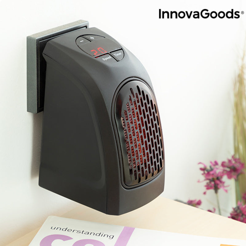 Calefactor Termocerámico de Enchufe HeatPod InnovaGoods 400W