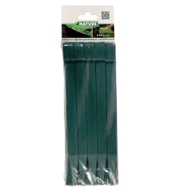 Nature Estacas de enterrar para jardim 10 pcs verde