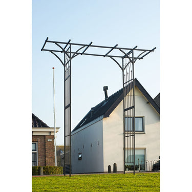 Nature Arco de jardim 114x66x232 cm metal preto