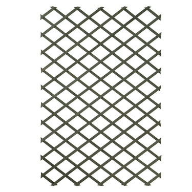 Nature Treliça de jardim 100x200 cm madeira verde 6041704