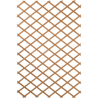 Nature Treliça de jardim 100x300 cm madeira castanho