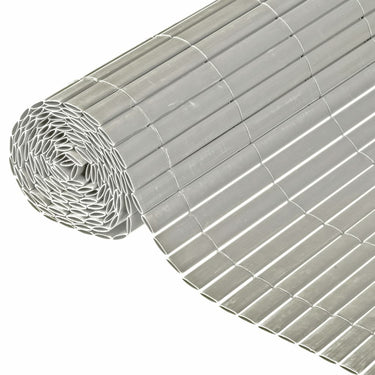 Nature Tela de jardim face dupla PVC 1,5x3m cinzento
