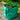 Nature Saco de lixo para jardim quadrado 325 L verde 6072401