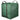 Nature Saco de lixo para jardim quadrado 148 L verde
