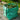 Nature Saco de lixo para jardim quadrado 148 L verde