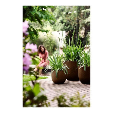 Vaso Elho Fuente Grains Redonda Castanho Plástico (Ø 46,5 x 38,4 cm)