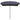 Madison Guarda-sol Patmos Luxe retangular 210x140 cm azul safira