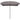 Madison Guarda-sol Patmos Luxe retangular 210x140cm cinza-acastanhado