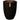 Capi Vaso elegante e baixo Nature Rib 36x47 cm preto KBLR782