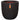 Capi Vaso oval Nature Rib 43x41 cm preto KBLR933