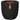 Capi Vaso oval Nature Row 35x34 cm preto KBLRO932