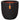 Capi Vaso oval Nature Row 43x41 cm preto KBLRO933