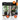 Capi Vaso elegante e baixo Nature Row 36x47 cm preto KBLRO782