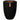 Capi Vaso elegante baixo Nature Rib 46x58 cm preto PKBLR783