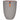 Capi Vaso elegante baixo Nature Rib 36x47 cm cinzento PKGRR782