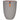 Capi Vaso elegante baixo Nature Rib 36x47 cm cinzento PKGRR782