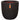 Capi Vaso oval Nature Rib 54x52 cm preto KBLR935