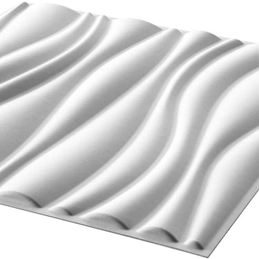 WallArt Painéis de parede 3D Waves 12 pcs GA-WA04