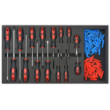 Cargar imagen en el visor de la galería, Carro de ferramentas oficina com 1125 ferramentas aço vermelho
