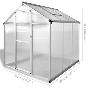Estufa reforçada com alumínio 3,46 m²