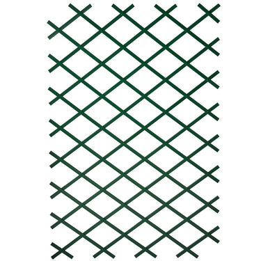 Nature Treliças de jardim 2 pcs 100x200 cm PVC verde