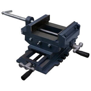 Torno-prensa manual com corrediça transversal 150 mm