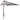 ProGarden Guarda-sol semicircular 250 cm cinzento-claro