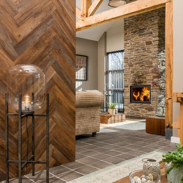 WallArt Tábuas aspeto madeira carvalho de celeiro castanho avermelhado