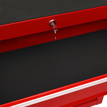 Carica l&#39;immagine nel visualizzatore di Gallery, Carrinho de ferramentas com 10 gavetas aço vermelho
