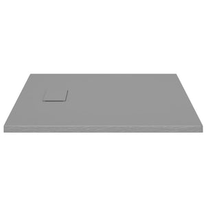 Base de chuveiro SMC 90x80 cm cinzento