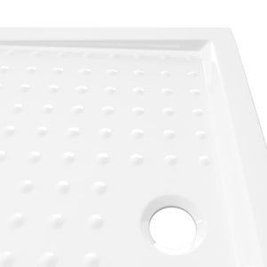 Base de chuveiro com pontos 90x70x4 cm ABS branco