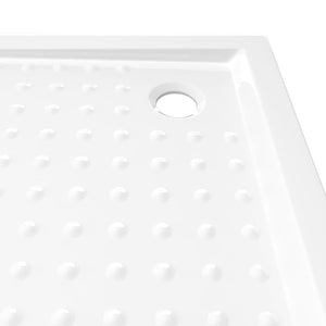 Base de chuveiro com pontos 90x90x4 cm ABS branco