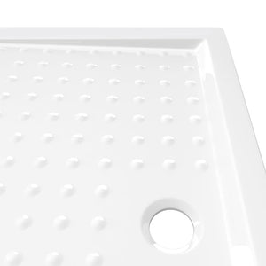 Base de chuveiro com pontos 70x100x4 cm ABS branco
