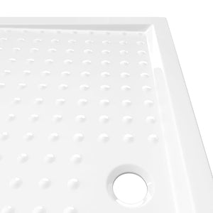Base de chuveiro com pontos 80x120x4 cm ABS branco