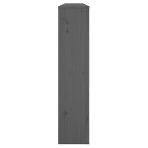 Cobertura de radiador 153x19x84 cm pinho maciço cinza