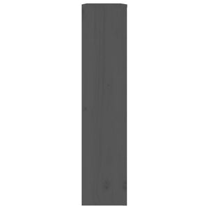 Cobertura de radiador 79,5x19x84 cm pinho maciço cinza