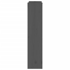 Cobertura de radiador 210x21x85 cm pinho maciço cinza