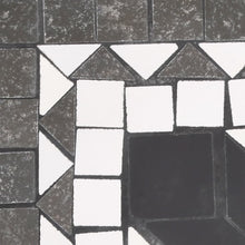 Carica l&#39;immagine nel visualizzatore di Gallery, Base p/ guarda-sol quadrada 12 kg preto e branco
