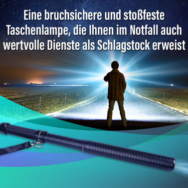 Lanterna LED Bastão de defesa