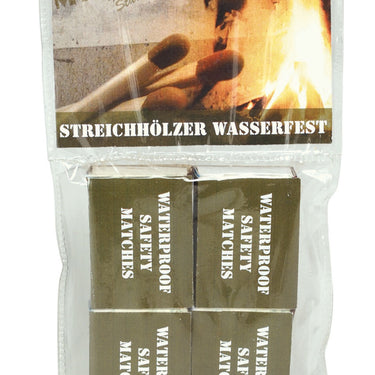 Fósforos à prova d'água - pacote de 4