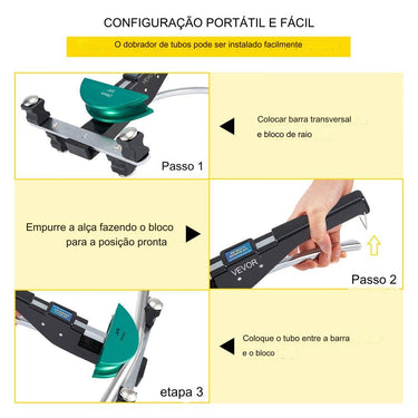 Dobrador de Tubos de Cobre - 1/4" a 7/8"