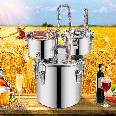 Alambique destilaria destilar alcool - novos varios tamanhos