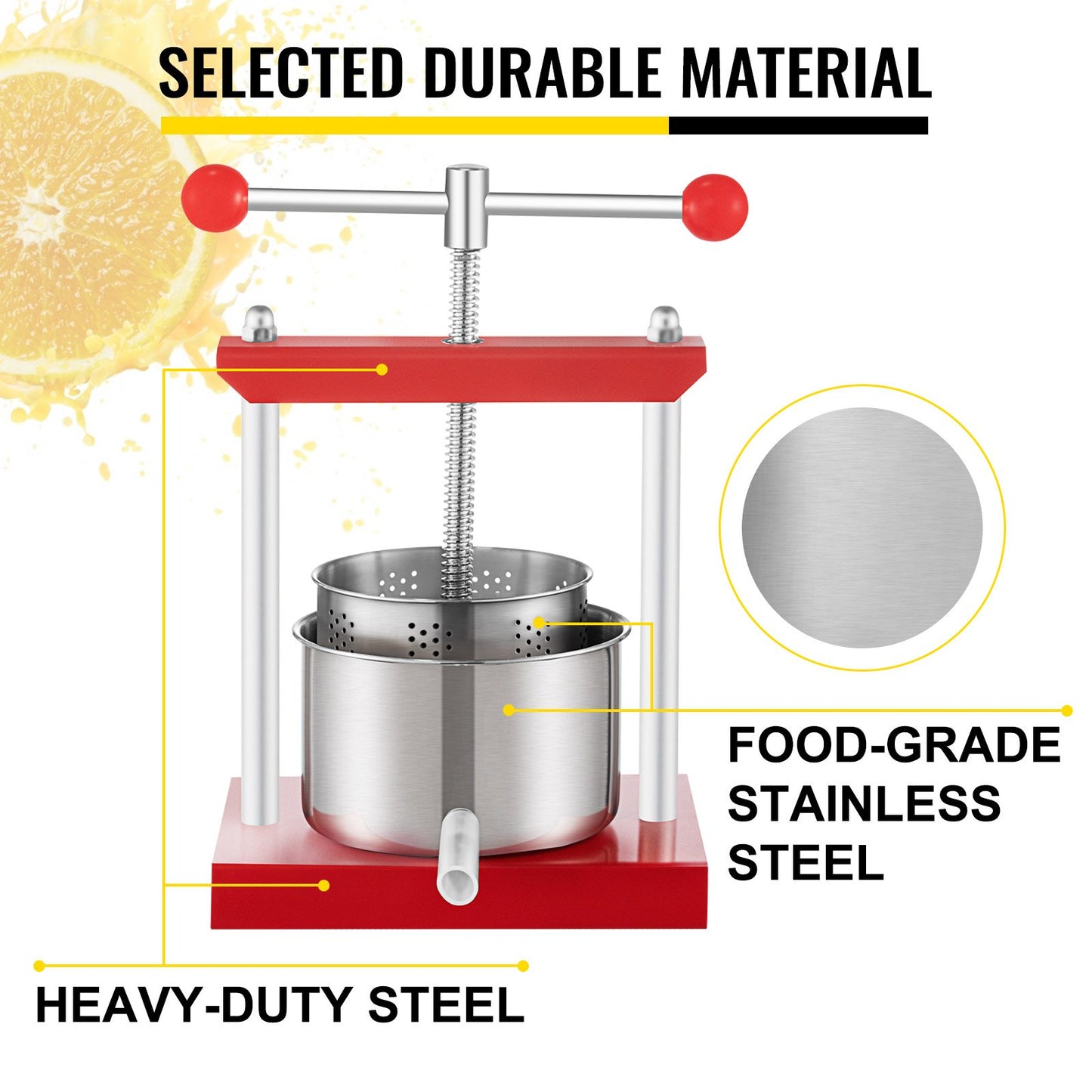 Prensa manual para queijo frutas ect novas varios tamanhos