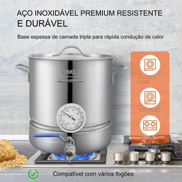 Sistema de Brassagem de Cerveja (5 Galões)